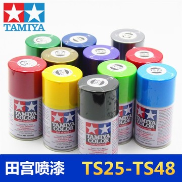 田宫TS25-48TAMIYA喷漆TS46 喷灌 手喷漆TS40 模型上色油漆喷罐