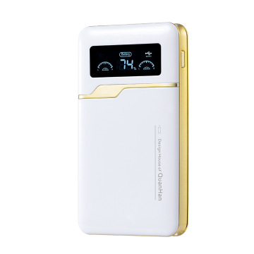 充电宝新款超薄便携带显示屏移动电源时尚创意定制礼物双U全汉i80