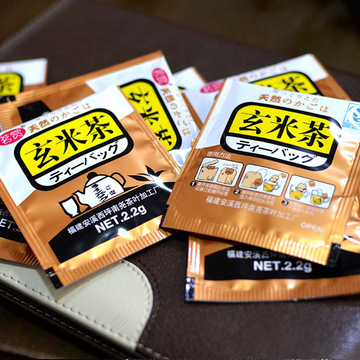 日式茗赏玄米茶铝袋寿司料理店专供茶包出口日本袋装泡茶10袋包邮