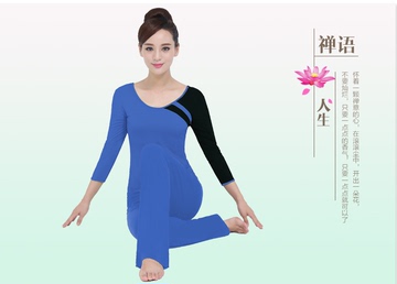 2016韩版秋冬季新款瑜伽服套装正品莫代尔健身服女舞蹈运动瑜珈服