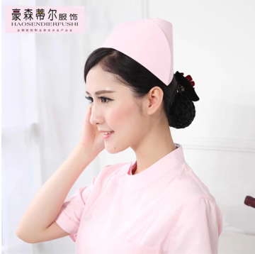 护士帽加厚不变型易洗护士服粉 白 蓝色手术帽护士裤包邮
