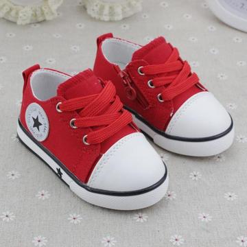 2015新男女宝宝帆布鞋软底防滑儿童鞋春秋板鞋1-2-3岁婴儿学步鞋