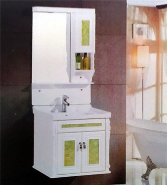 现代简约卫浴柜PVC浴室柜组合小洗漱台洗手盆洗脸盆卫生间小吊柜