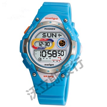 百圣牛PMG-2001D户外运动女表果冻学生儿童手表腕表