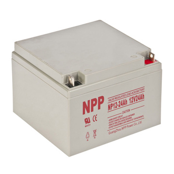 NPP 耐普蓄电池 NP12-24  12V24AH ups电源应急灯免维护铅酸电瓶