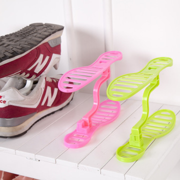 省空间鞋子收纳架 可拆卸双层鞋托 便携式晾鞋架创意鞋撑