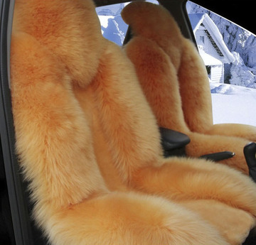 大众polo朗行朗境朗逸汽车冬季坐垫套皮毛一体座垫冬天羊毛坐垫