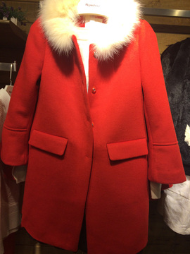 特价促销 2015年冬装中长款羊毛呢外套H6522644原价1399