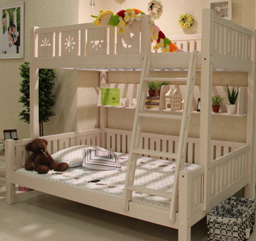 儿童床高低床上下床双层床母子床实木床上下铺组合床实木高低特价