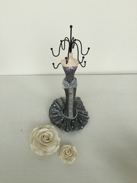 首饰架公主裙欧式结婚项链耳钉首饰收纳架韩版饰品盒