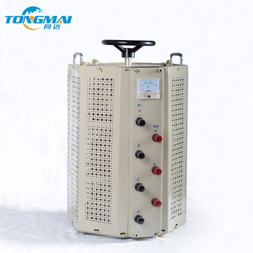 同迈TSGC2J-20KVA三相调温 调速自偶接触式手动调压器0V-430V可调