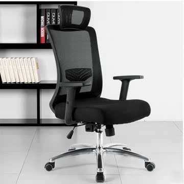恒凯人体工学网椅电脑椅家用头枕休闲转椅 靠背办公椅 老板椅子
