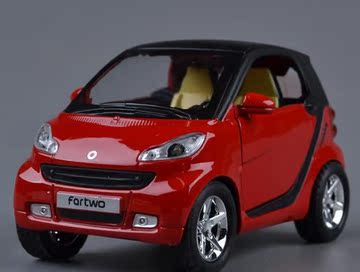 奔驰 smart 车模合金汽车模型 收藏礼物 原厂授权 玩具模型