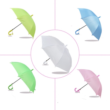 儿童diy手绘画雨伞 白色绘画幼儿园小孩男女创意填色伞定制热卖中