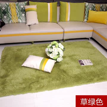 现代加厚丝毛地毯客厅地毯茶几垫卧室床边毯 防滑地垫门垫 可定做