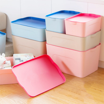 优纳宝小号加厚整理箱塑料抽屉收纳箱装玩具有盖衣物收纳盒储物箱