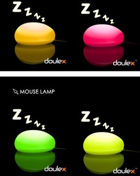 清仓 正品 DOULEX鼠标灯 七彩LED呼吸灯 鼠标造型小夜灯 USB插口