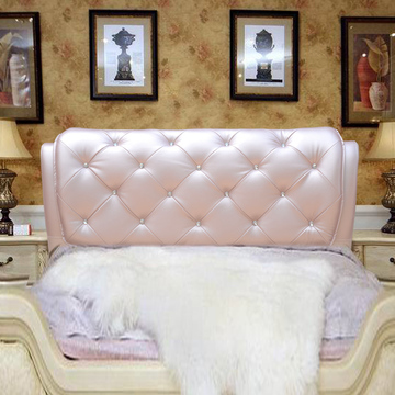 欧式床头板软包现代婚床可定做简约床头靠背板双人床靠背包邮床头