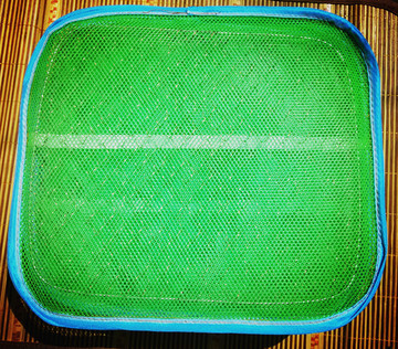 汽车钢丝弹簧座垫通用夏凉垫绿网透气单片办公椅垫竹丝塑料网批发