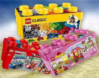 正品LEGO乐高积木CLASSIC 乐高经典创意系列小颗粒基础块收纳盒装