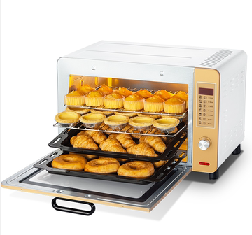 30L大容量电烤箱家用烘焙多功能智能电子微电脑控温蛋糕披萨红薯