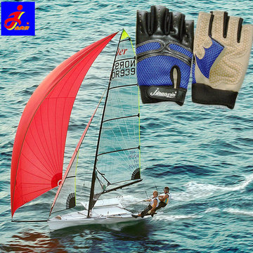 超级防滑 航海手套 帆船 帆板冲浪龙舟水上运动 防滑攀岩加长手指
