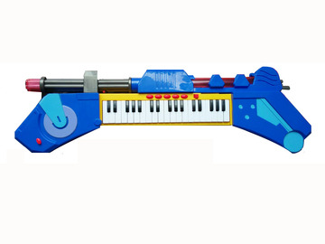包邮 骅威音乐奇侠电子琴 东星敖龙 可变形八音枪 多功能儿童玩具