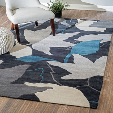 纯手工地毯 卧室长方形客厅简约地毯 茶几现代简约美观可定制包邮