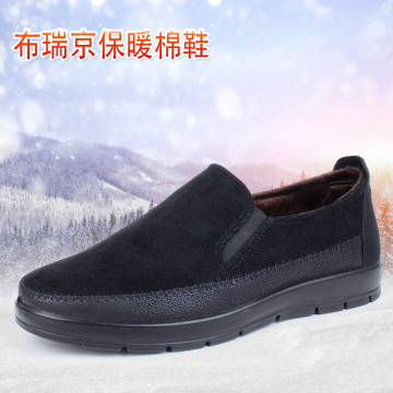 老北京布鞋男款冬季二棉鞋男士休闲保暖防滑中老年爸爸鞋老人棉鞋