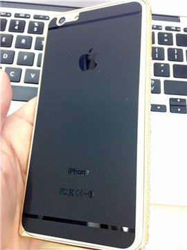 苹果6钢化膜 iphone6plus彩色磨砂钢化膜6S玫瑰金4.7防指纹贴膜