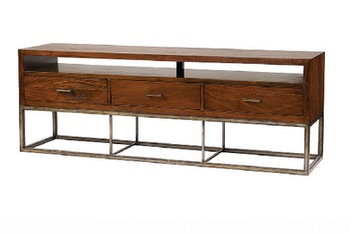 新款铁艺电视柜做旧实木置物架 储物柜 收纳架书架书桌办公桌