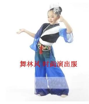 喜鹊喳喳喳 桃李杯 高档少儿舞台舞蹈服饰 儿童演出服装