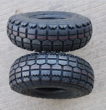 正新轮胎4.10/3.50-4型号老年代步车外胎电动车外带3.50-4充气轮