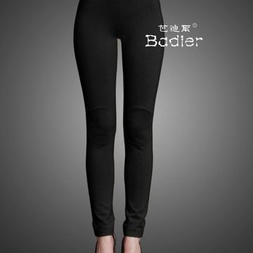 Badier芭迪尔弹力外穿打底裤 休闲女士显瘦大码小脚裤长裤子