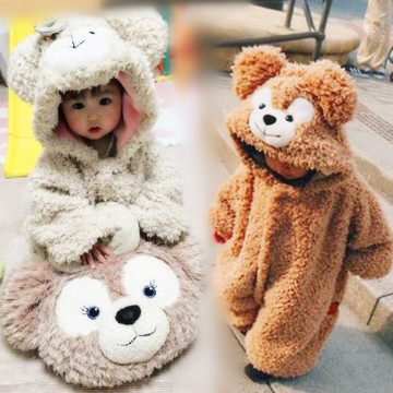 童装儿童婴儿幼儿宝宝熊造型衣连体衣哈衣爬服家居服睡衣外出服潮