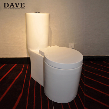 DAVE卫浴新款创意马桶坐便器 陶瓷马桶正品 节水马桶连体式座便器