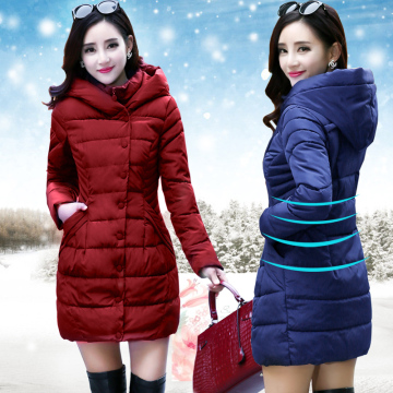 实拍最新款2015冬季加大码女式羽绒服 假两件女装加厚棉衣女