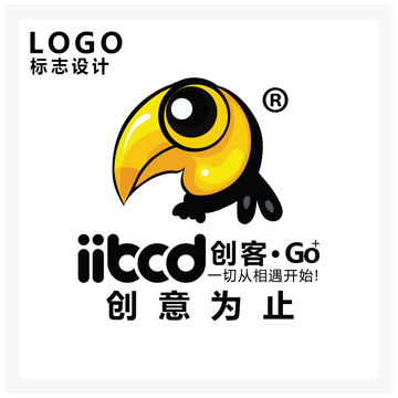 IIBCD 商标设计公司网站LOGO设计标志名片婚礼字体logo设计制作