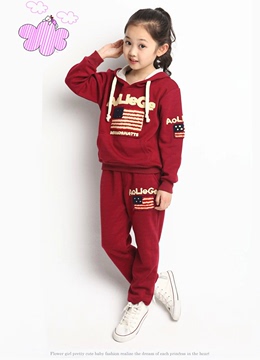 童装套装2015新款休闲韩版秋季儿童宝宝中大童两件套装包邮
