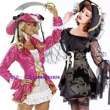 万圣节成人女巫服装女款海盗派对演出服装 cosplay正品热卖