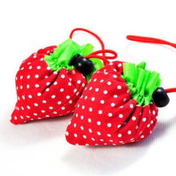创意草莓环保袋 折叠购物袋 购物袋 草莓购物袋