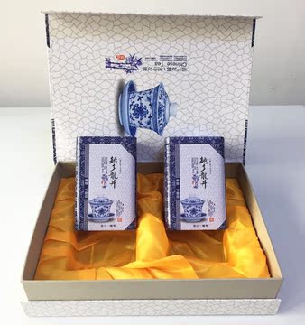 2016新款 越乡龙井茶叶铁罐礼盒 精美包装礼品空盒 半斤装