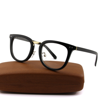 韩国新款配近视眼镜复古圆框男女款Tr90个性眼镜框潮人平光镜架
