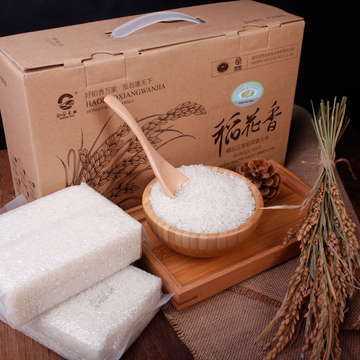 舌尖II-东北五常大米稻花香2015年新米5kg生态礼盒特价包邮