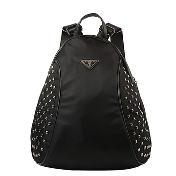 2015新款韩版黑色牛津布防水双肩包户外休闲女包旅游运动电脑背包