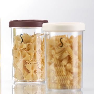 日本进口正品 inomata透明塑料厨房密封罐食品保鲜盒干果罐储物罐