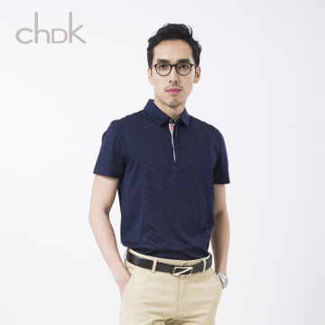 CHDK高端品牌男式t恤 男装翻领时尚短袖T恤数码高品质印花t恤