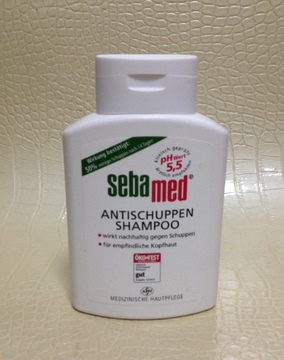 德国原装代购Seba施巴抗敏特效去屑洗发水洗发露 200ml PH5.5