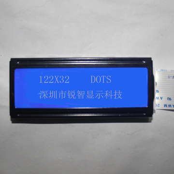 LCD12232A液晶模块67＊27.5mm不带汉字库 蓝屏5V 厂家直销-9