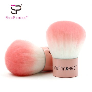 尚品粉色柔软不掉毛蘑菇初学化妆刷定妆刷腮红散粉蜜粉刷彩妆工具